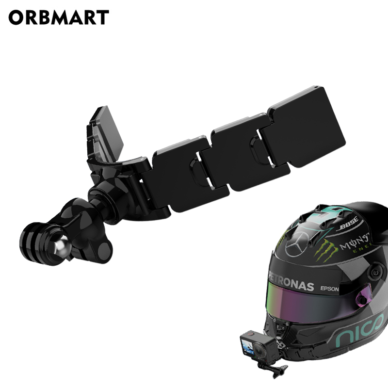 Drone Camera Action - Motorcycle Full Face Helmet Chin Mount