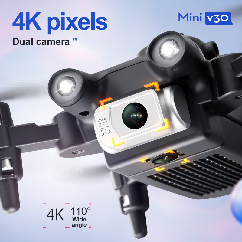 Mini V30 WiFi FPV Drone With 4 - Drone Camera Wide Angle ulasan dan harga