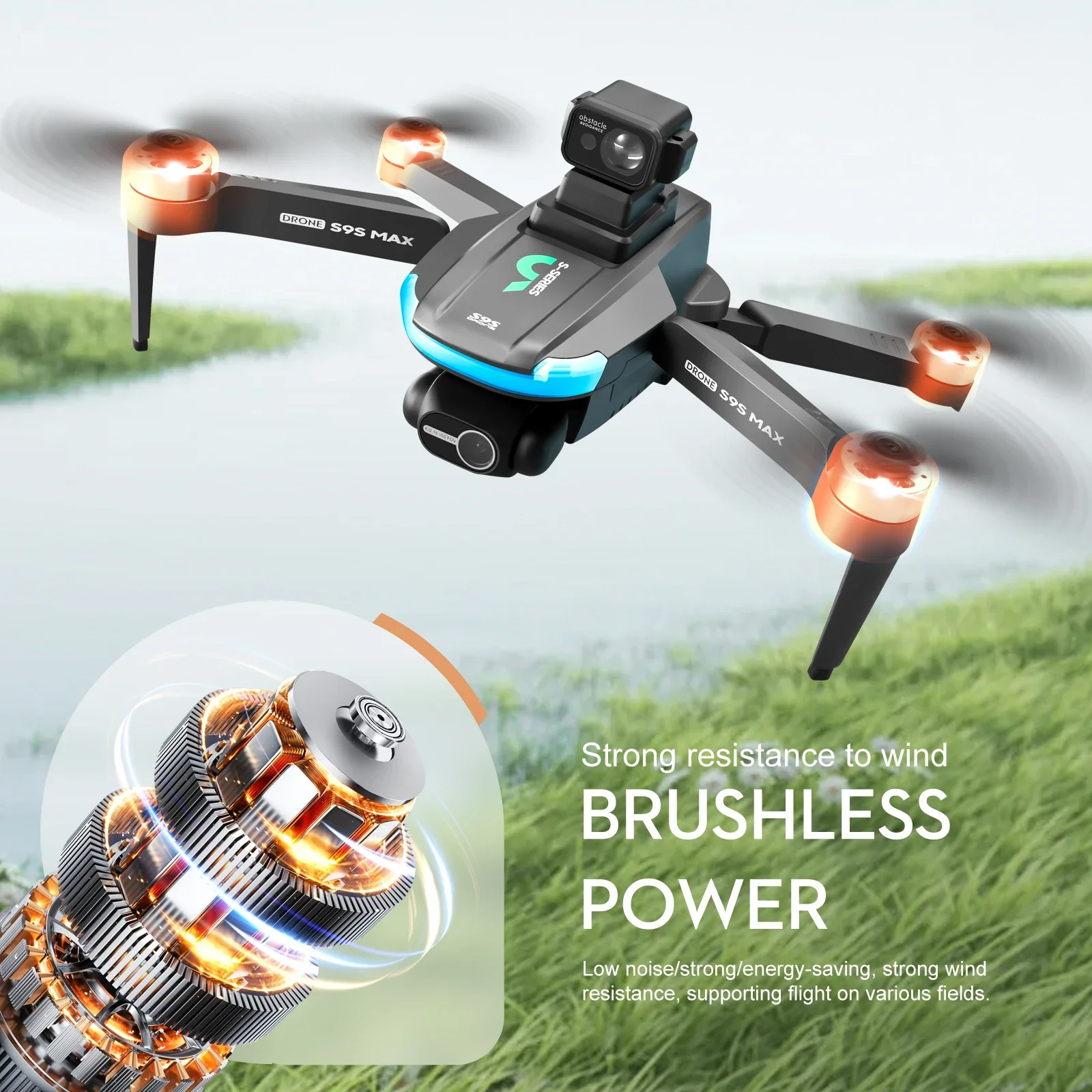 NEW S9S MAX MINI Drone 4K 2-Ax - Drone Camera Wide Angle ulasan dan harga