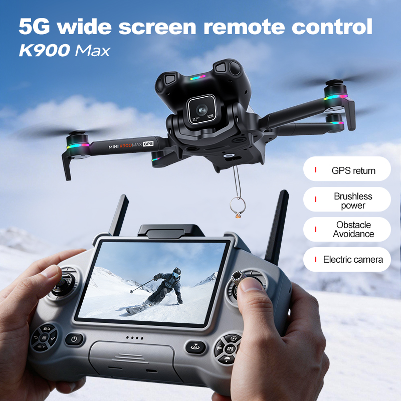 New K900 MAX GPS Drone with 4K - Drone Camera Night Vision ulasan dan harga