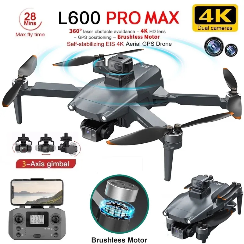 L600 PRO MAX GPS Drone Profess - Drone Camera Wide Angle ulasan dan harga