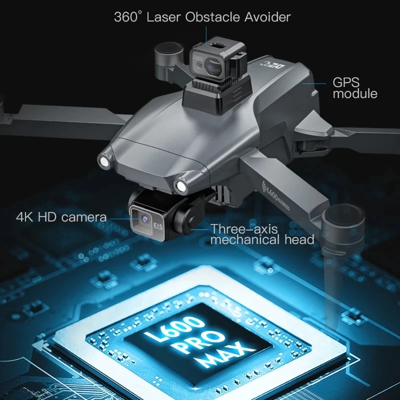 L600 PRO MAX GPS Drone Profess - Drone Camera Wide Angle ulasan dan harga