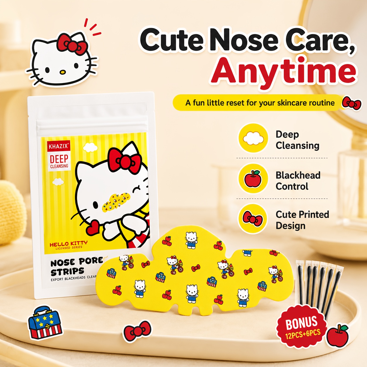 12PCS yellow Hello Kitty Remov - Drone Camera Stabilized ulasan dan harga