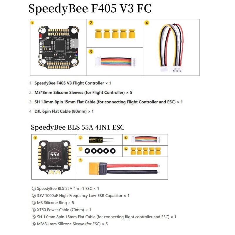 SpeedyBee F4 F405 V4 55A BLS 3 - Betaflight Fc F4 ulasan dan harga